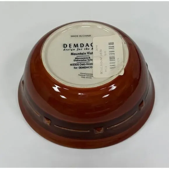 New "Mountain Vista" collection by DEMDACO Bowl. KT130 - Picture 3 of 3